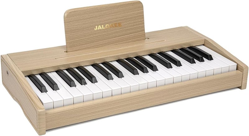 JALOKEE Kids Piano Keyboard, Digital Piano for Kids, Music Educational Instrument Toy, Wood Toy for 3+ Girls and Boys (Oak, 37 Keys) - Image 1